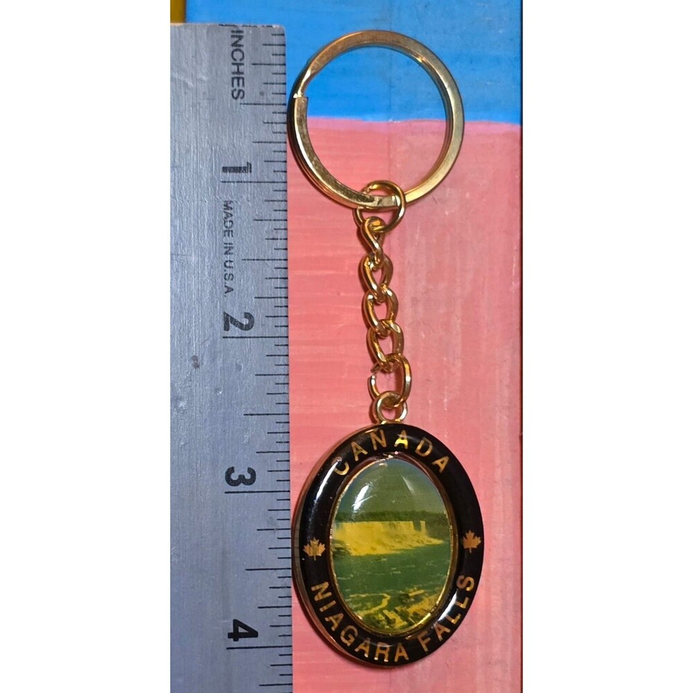 Niagara Falls Canada Keychain - Souvenir Keyring Ontario Travel Collectible - Picture 3 of 3